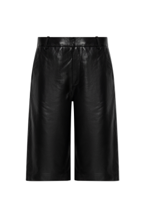 "Gzallis" leather shorts