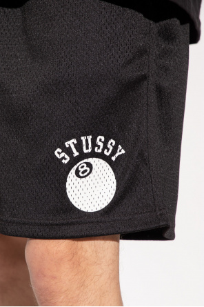 Stussy Company Lens-detail cotton shorts