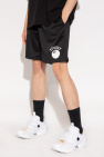 Stussy Shorts vaqueros mom con lavado negro de talle alto de Wednesday's Girl