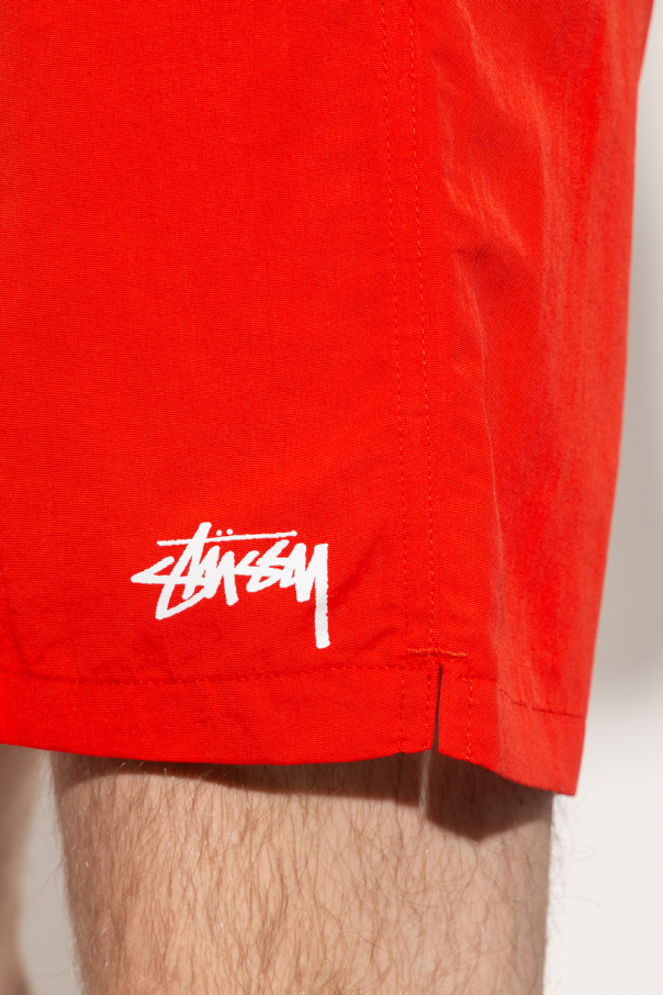 Stussy Swim Carlo shorts with logo