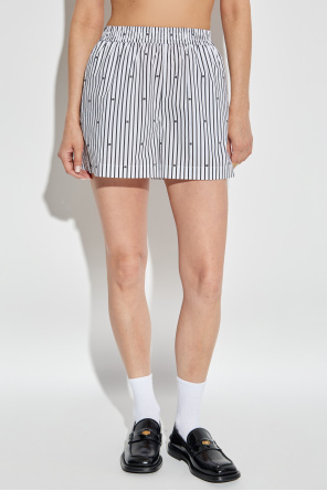 ROTATE Striped shorts