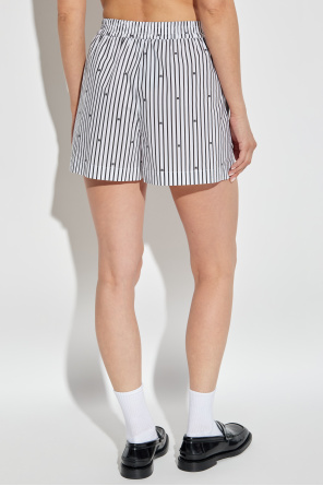ROTATE Striped shorts