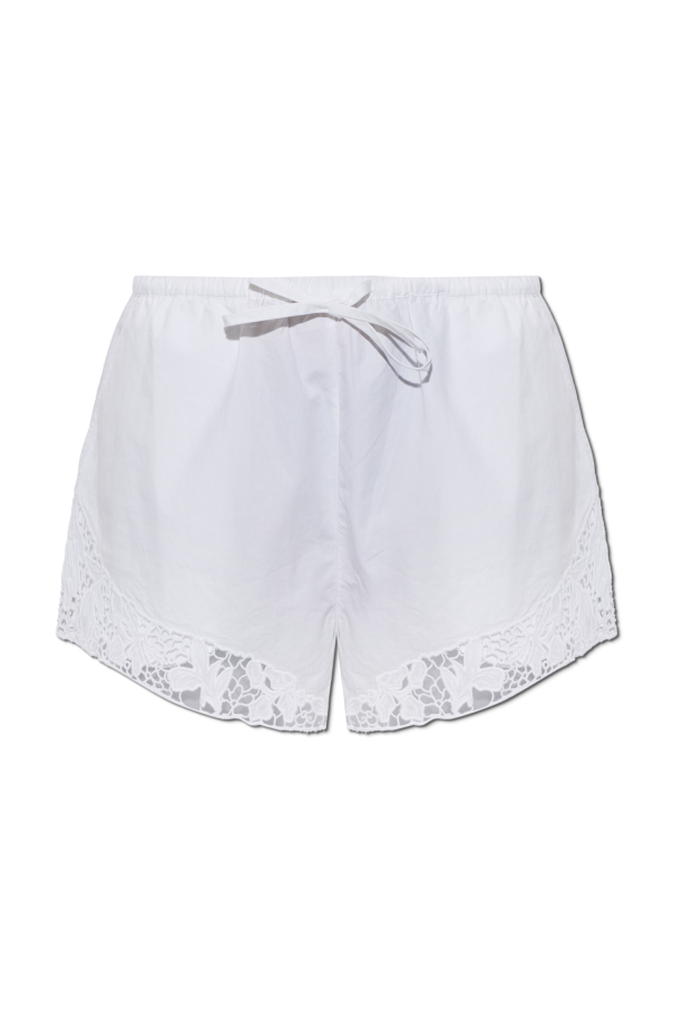 Shorts with openwork inserts od ROTATE