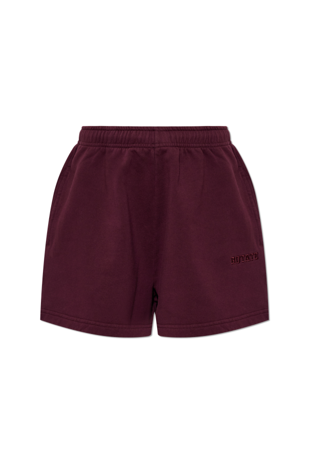 Sweat shorts with embroidered logo od ROTATE