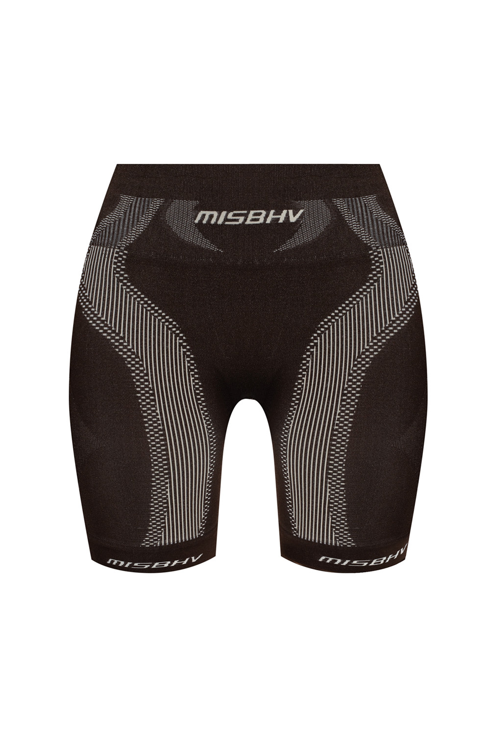 MISBHV logo-print Denim Shorts - Black