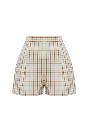 Plaid pattern shorts