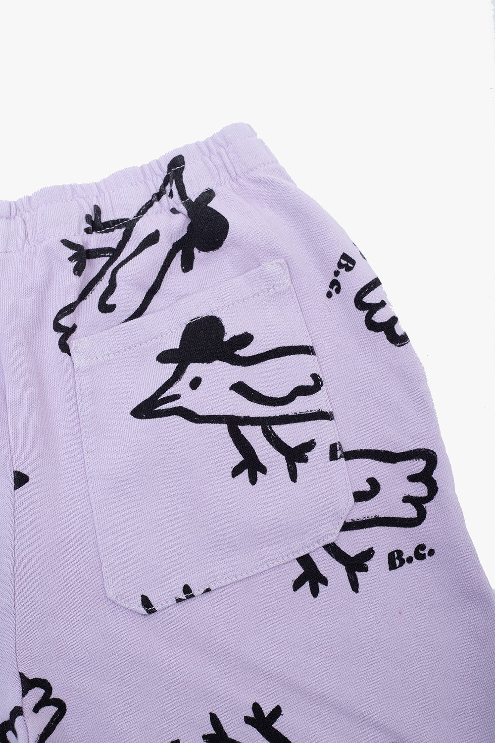 Bobo Choses tie-waist shorts from organic cotton