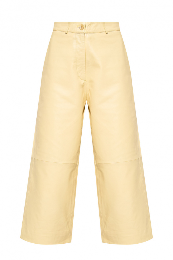 Holzweiler Leather Badge trousers