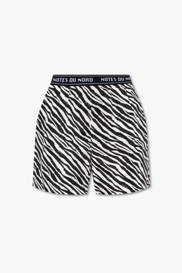 Notes Du Nord ‘Kira’ shorts with animal motif
