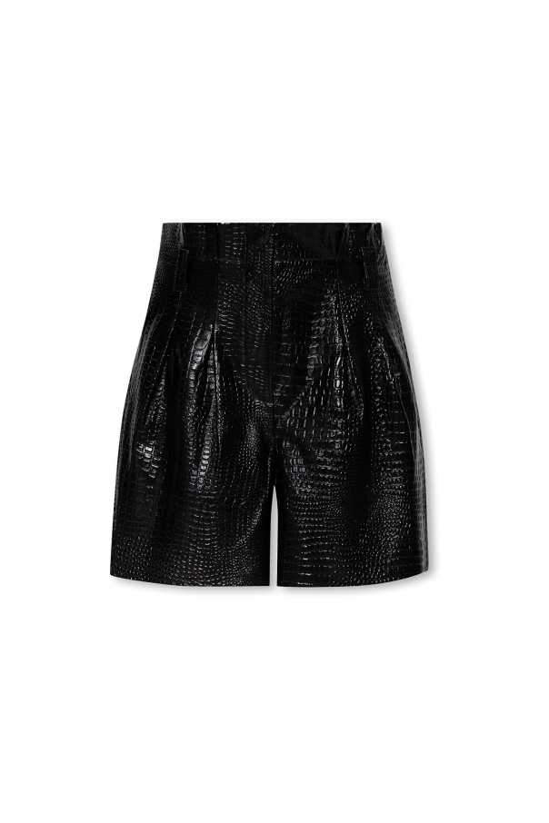 Notes Du Nord ‘Horizon’ leather shorts