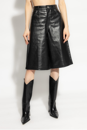Victoria Beckham Leather shorts