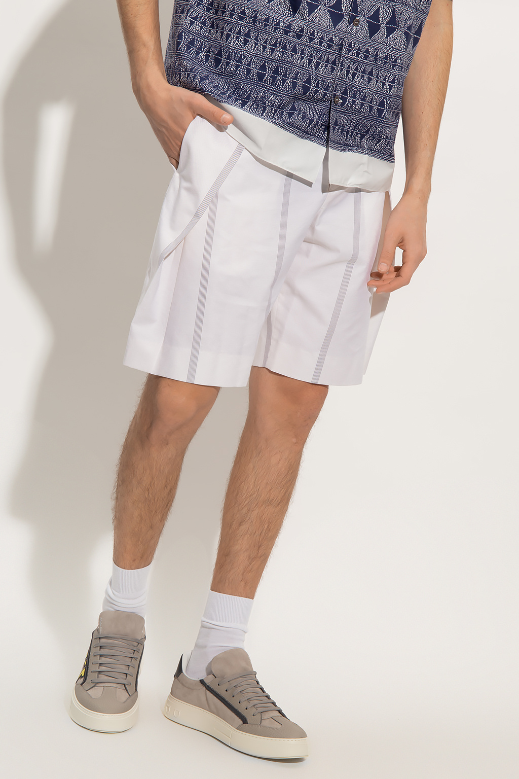 salvatore Regata Ferragamo Cotton shorts