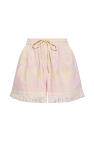 Zimmermann PINK Beach cotton `terry` shorts