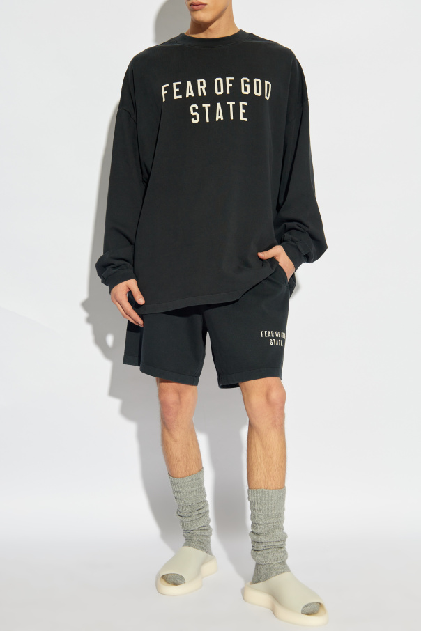 Fear Of God Essentials Logo shorts