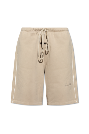 Sweat shorts with side stripes