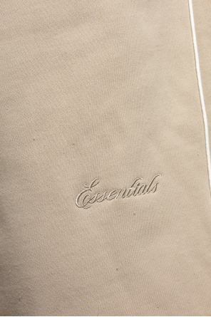 Fear Of God Essentials Dresowe szorty z lampasami