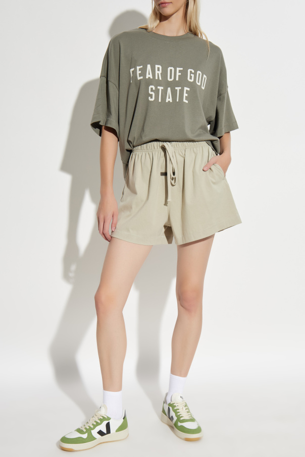 Fear Of God Essentials Shorts with logo patch