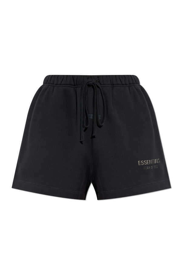 Cotton shorts with logo patch od Fear Of God Essentials
