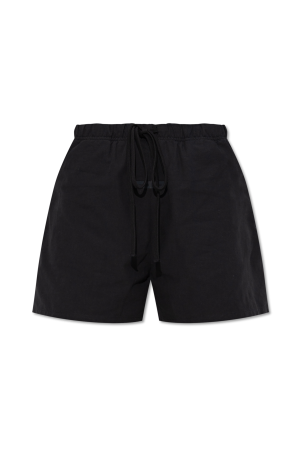Cotton shorts with logo patch od Fear Of God Essentials