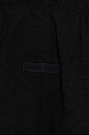 Fear Of God Essentials Cotton shorts with logo patch