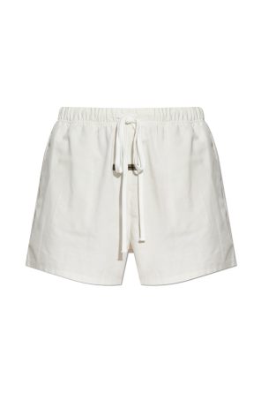 Shorts with logo patch