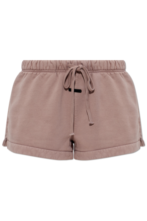 Shorts with logo patch