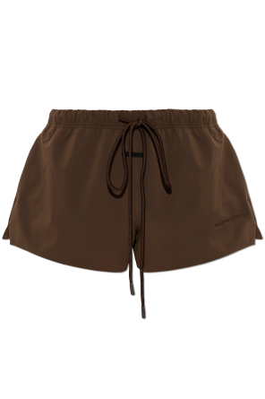 Shorts with embroidered logo