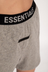 Fear Of God Essentials pastello shorts with logo
