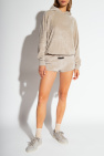 Fear Of God Essentials GREY Velour shorts
