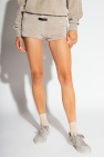 Fear Of God Essentials GREY Velour shorts