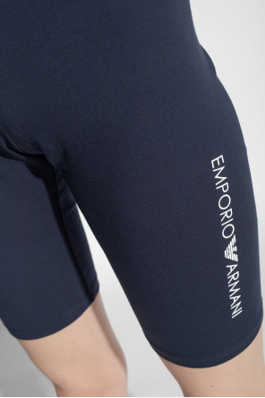 Emporio Armani Cropped leggings with logo