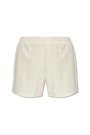 Cotton shorts with monogram