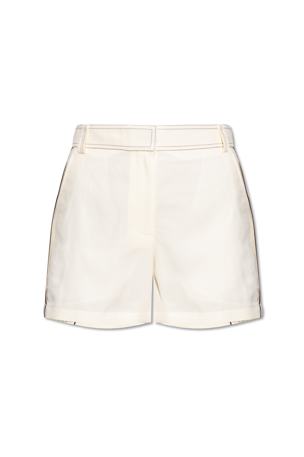 Shorts with contrast stitching od Tory Burch