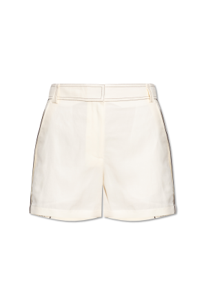 Shorts with contrast stitching