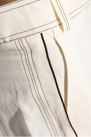 Tory Burch Shorts with contrast stitching