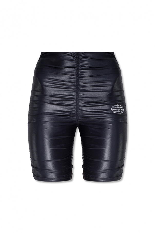 Alexander Wang Cropped leggings with gathers