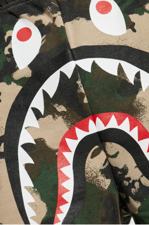 A BATHING APE® Camouflage motif shorts