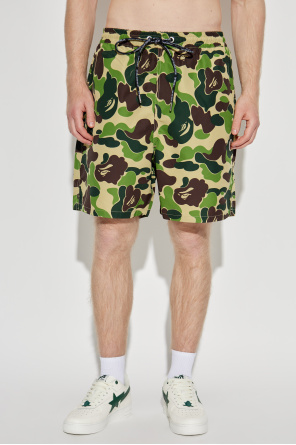 A BATHING APE® Calções com estampado