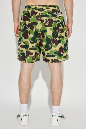 A BATHING APE® Calções com estampado