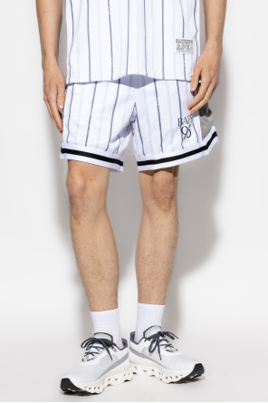 A BATHING APE® "Logo print shorts"