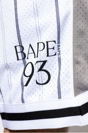 A BATHING APE® "Logo print shorts"