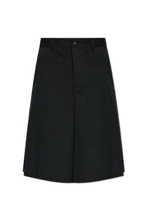 Wollshorts od Comme des Garçons Black