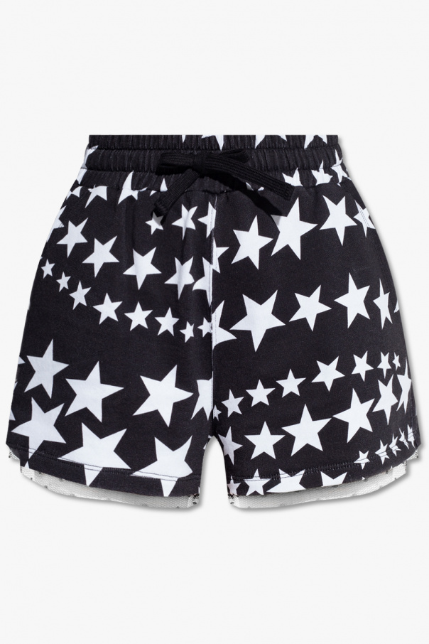 Red Valentino Shorts with motif of stars
