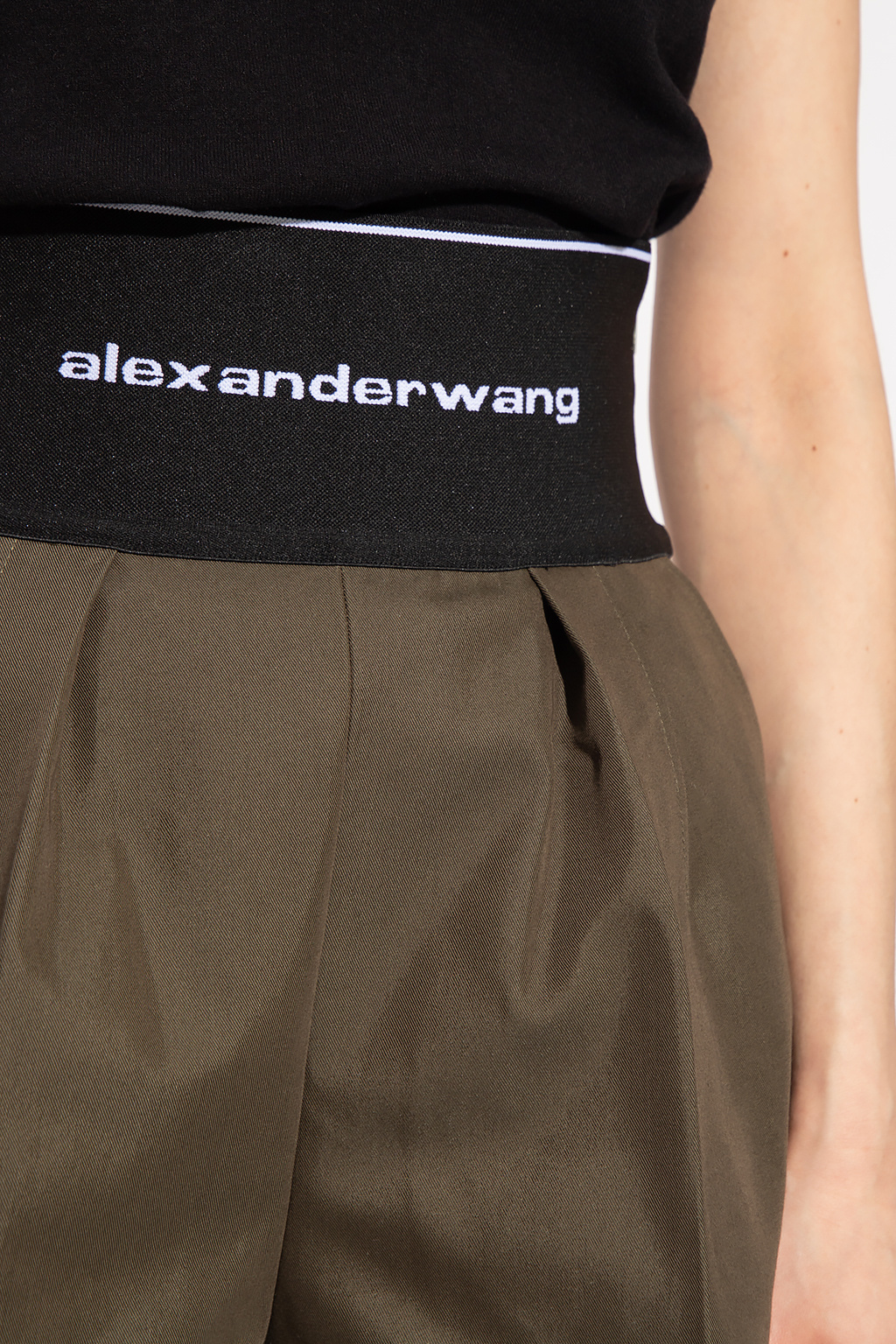 Alexander Wang Pleat-front shorts