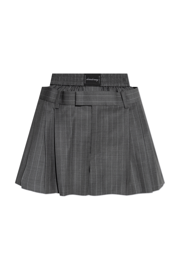 Wool shorts with striped pattern, zdjęcie 1 Wool shorts with striped pattern od Alexander Wang