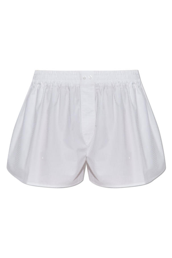 Shorts with shimmering appliqués od Alexander Wang