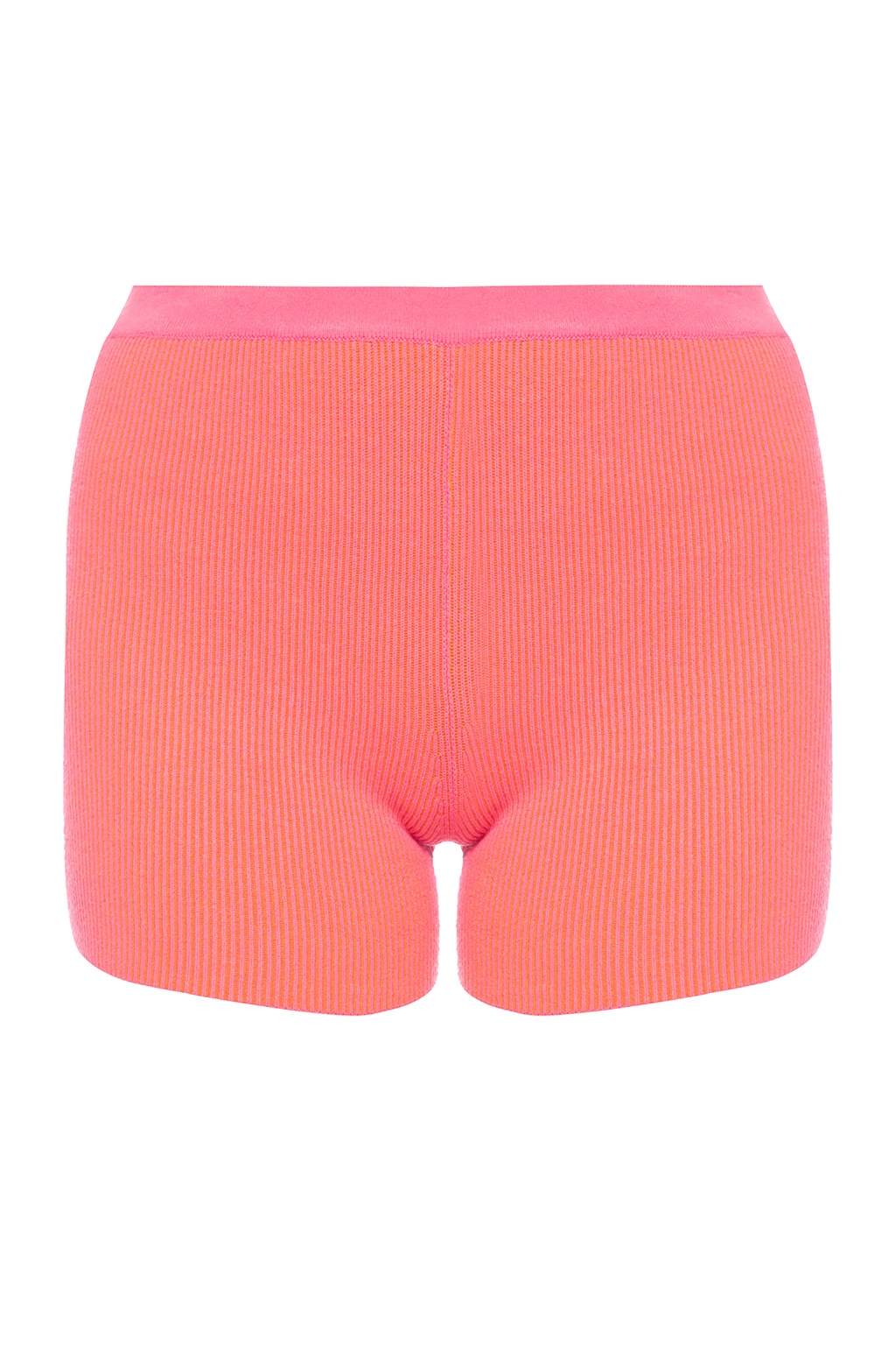 jacquemus fitted ribbed shorts