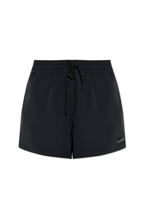 Shorts with logo patch
