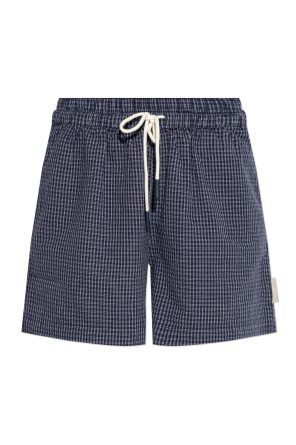 Plaid pattern shorts