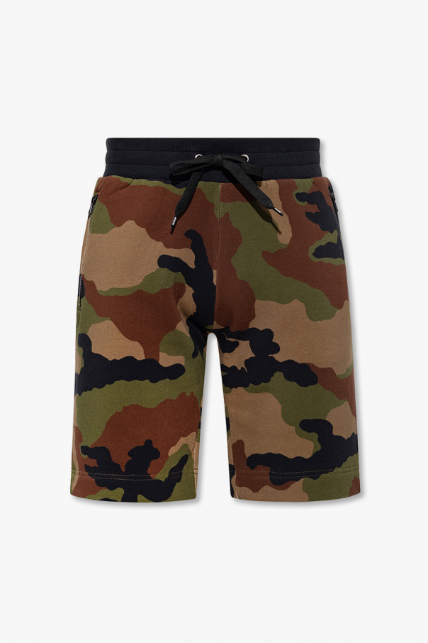 Moschino Shorts with camo print